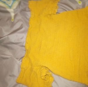 Yellow crop top